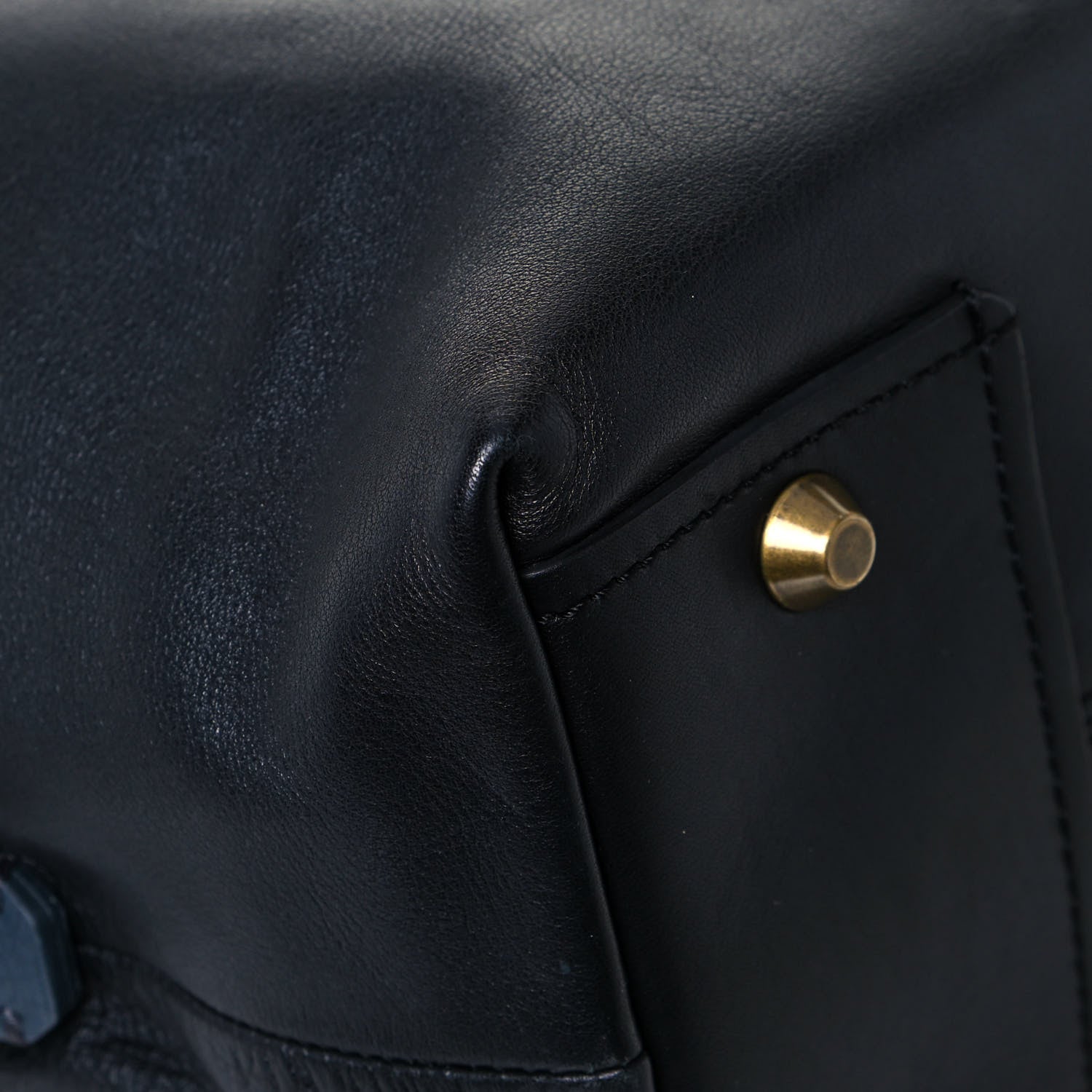 Lanvin Calfskin Padam Bowling Bag Black 8 of 12