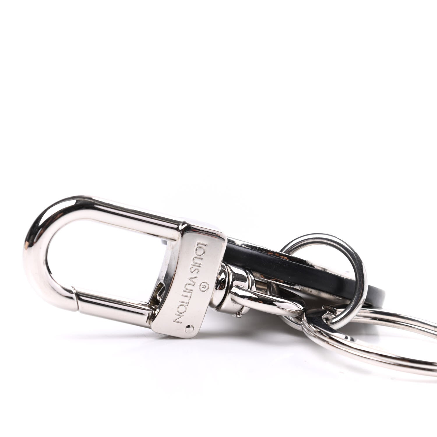 Louis Vuitton LV Cut Circle Key Holder Silver 4 of 5