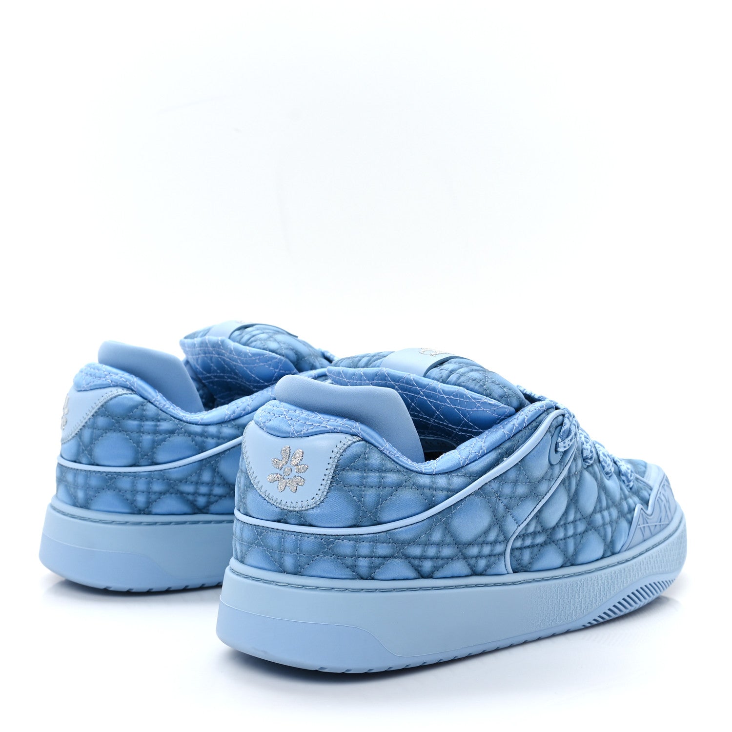 Christian Dior X ERL Satin Cannage Kumo Mens Sneakers 45 Blue 5 of 11