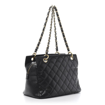 Chanel Caviar Quilted Petit Timeless Tote PTT Black 3 of 11
