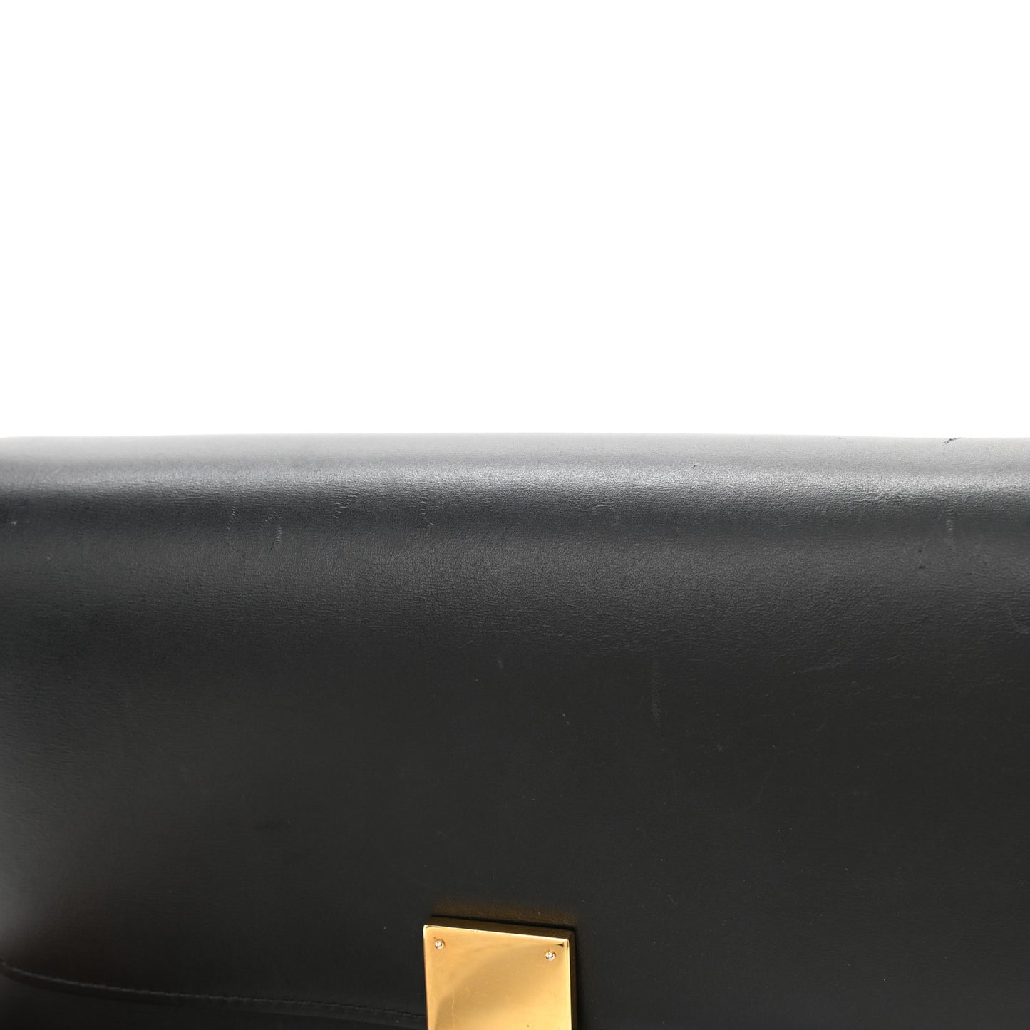Box Calfskin Medium Classic Box Flap Bag Black