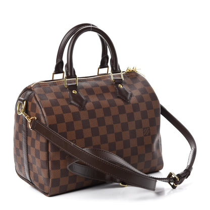 Louis Vuitton Damier Ebene Speedy Bandouliere 25 4 of 14