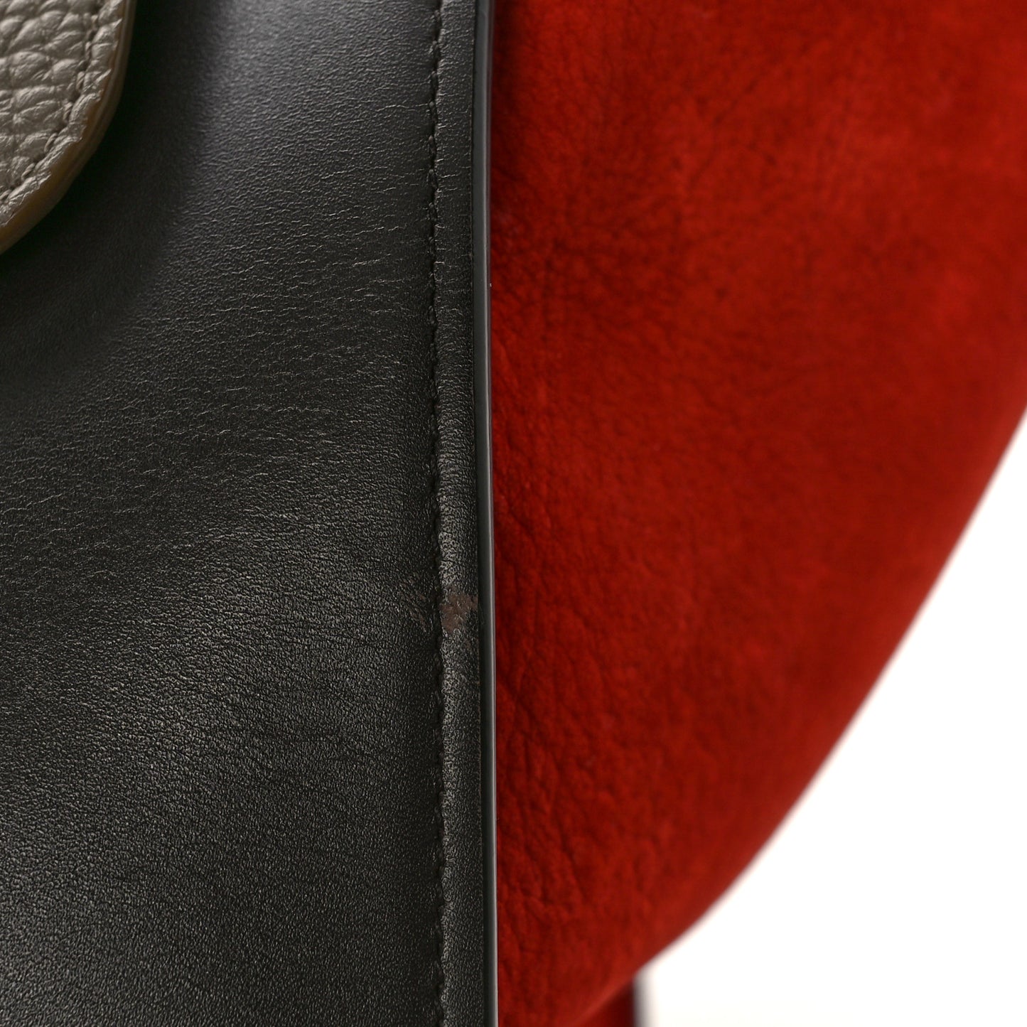 Bullhide Calfskin Nubuck Medium Tri-Color Trapeze Taupe