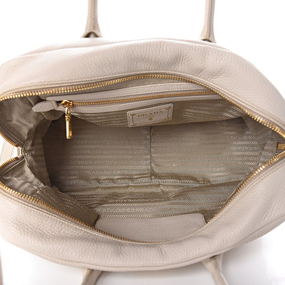 Prada Vitello Daino Bauletto Talco 5 of 14