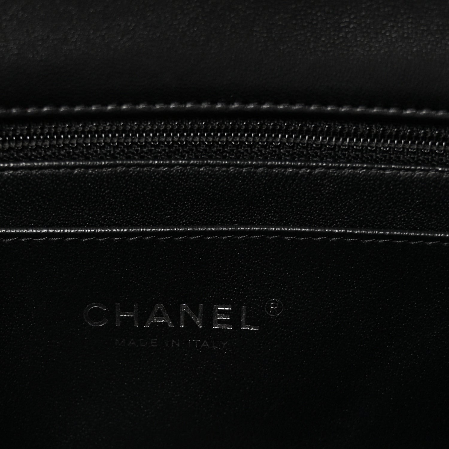 Chanel Lambskin Quilted Mini Rectangular Flap Black 6 of 11
