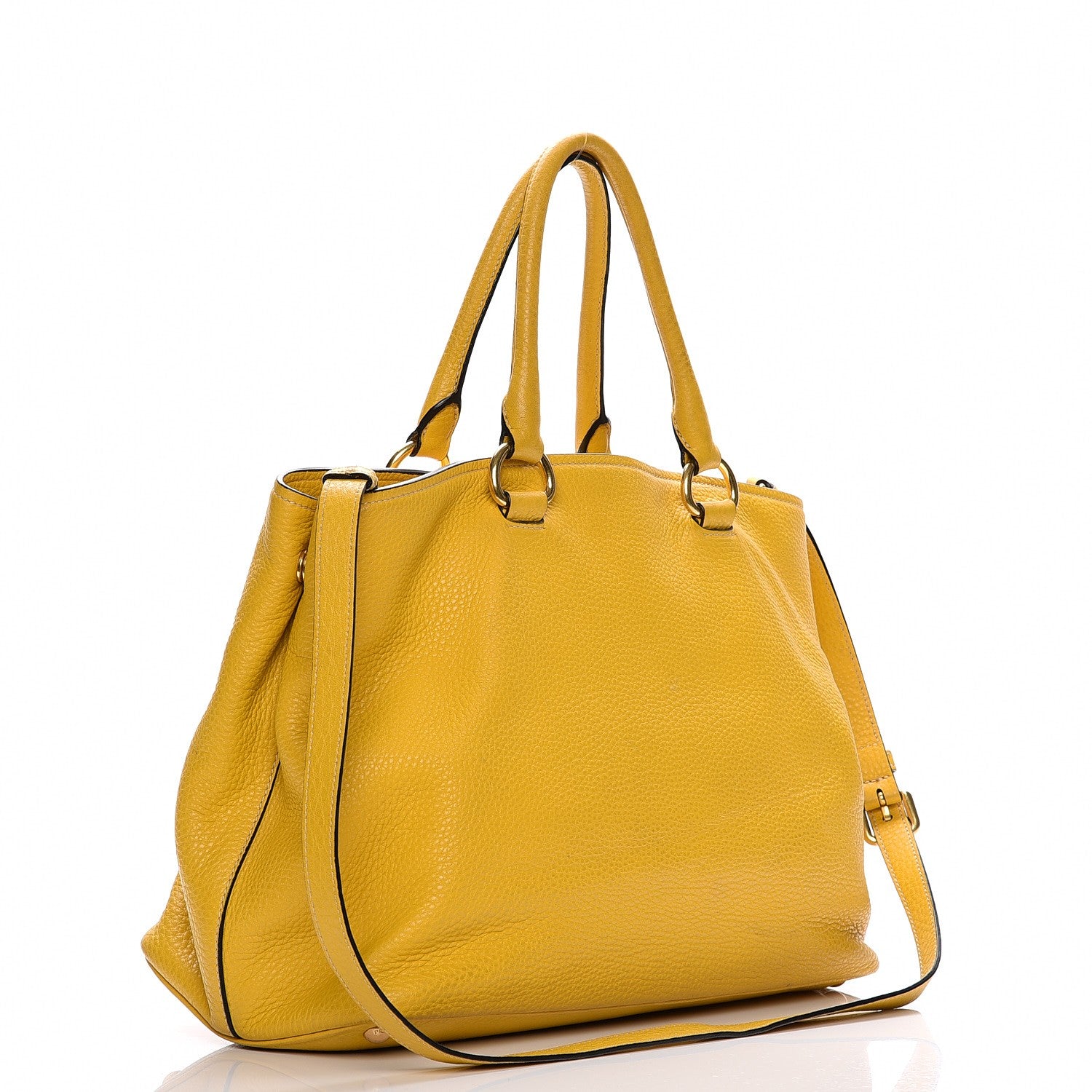 Prada Vitello Daino Tote Mimosa 4 of 11