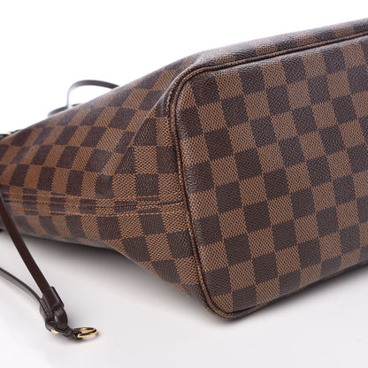 Louis Vuitton Damier Ebene Neo Neverfull MM Rose Ballerine 17 of 18