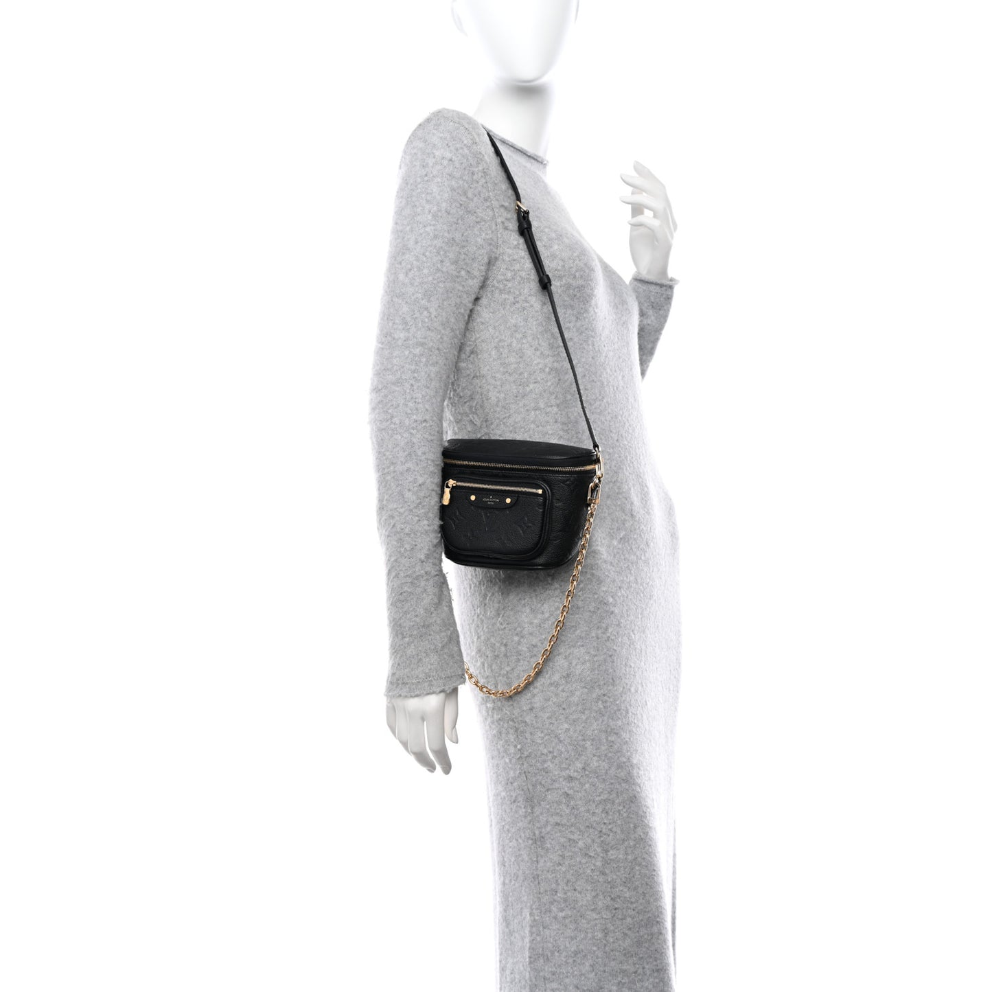 LOUIS VUITTON Empreinte Mini Bumbag Black