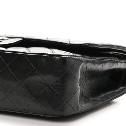 Chanel Lambskin Quilted Medium Double Flap Black 10 of 10