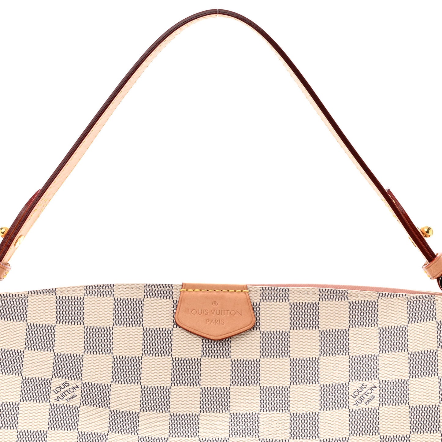 Damier Azur Graceful PM Rose Ballerine