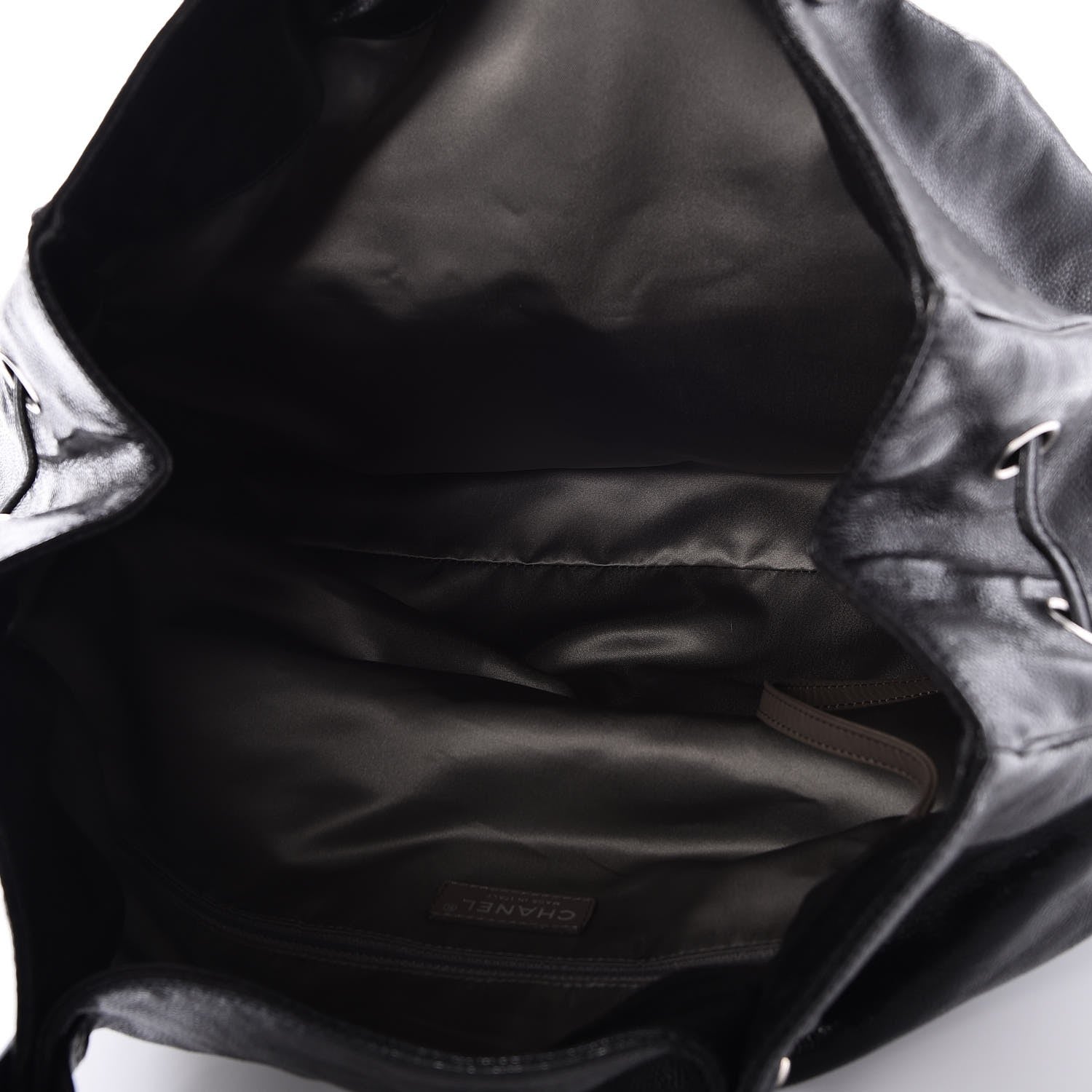 Chanel Glazed Caviar Large Pocket In The City Tote Black 5 of 7