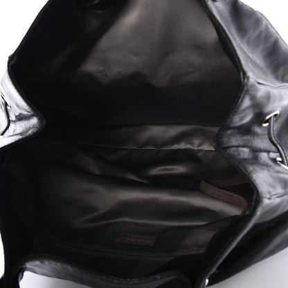 Chanel Glazed Caviar Large Pocket In The City Tote Black 5 of 7