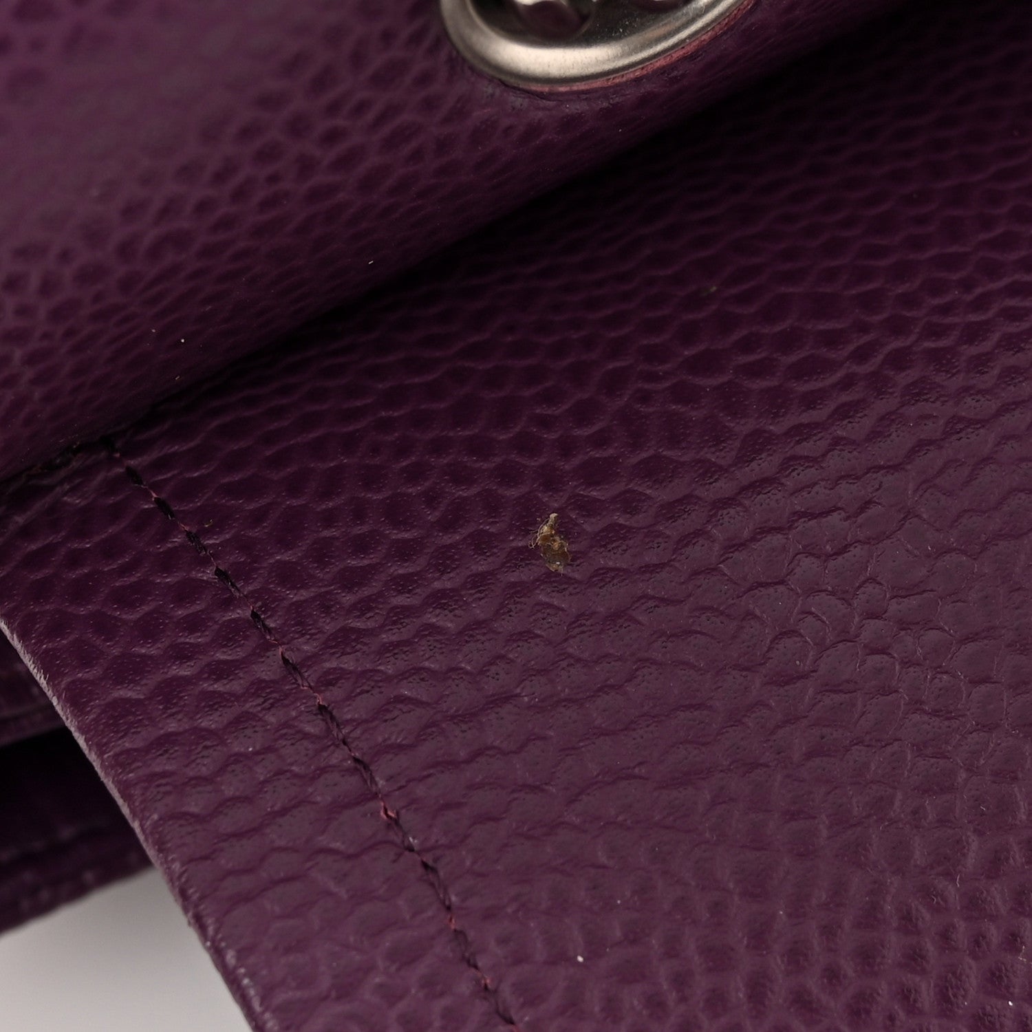 Chanel Caviar Quilted Medium Double Flap Purple 10 of 10