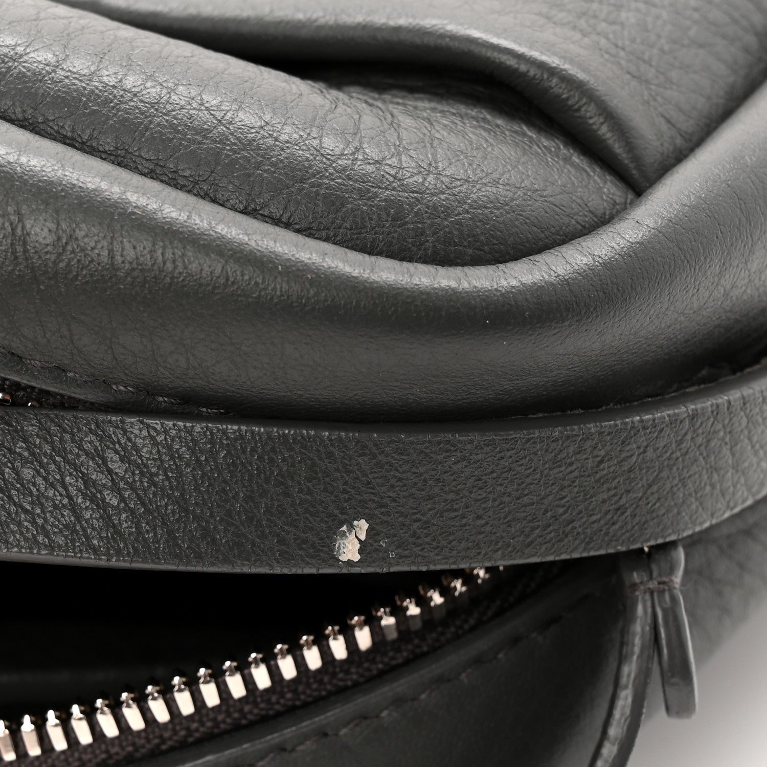 Balenciaga Calfskin Logo S Everyday Camera Bag Gris Fossile 12 of 12