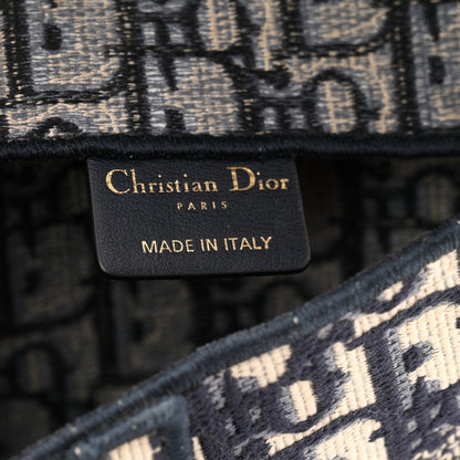 Christian Dior Oblique Slim Saddle Pouch Blue 6 of 11