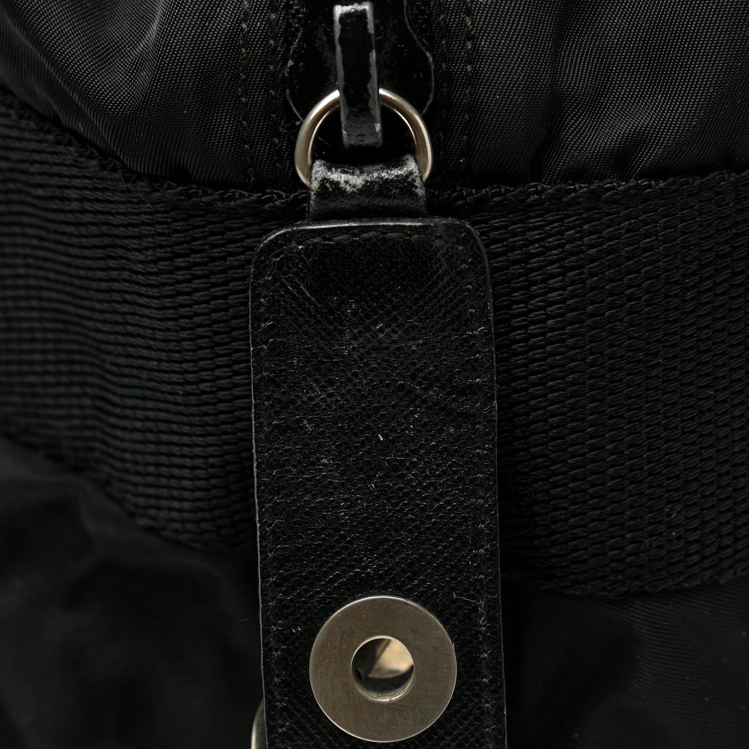 Prada Tessuto Nylon Duffle Black 10 of 11