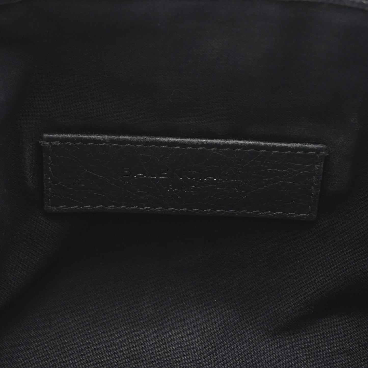 Agneau Arena Classic Hardware Clutch Anthracite