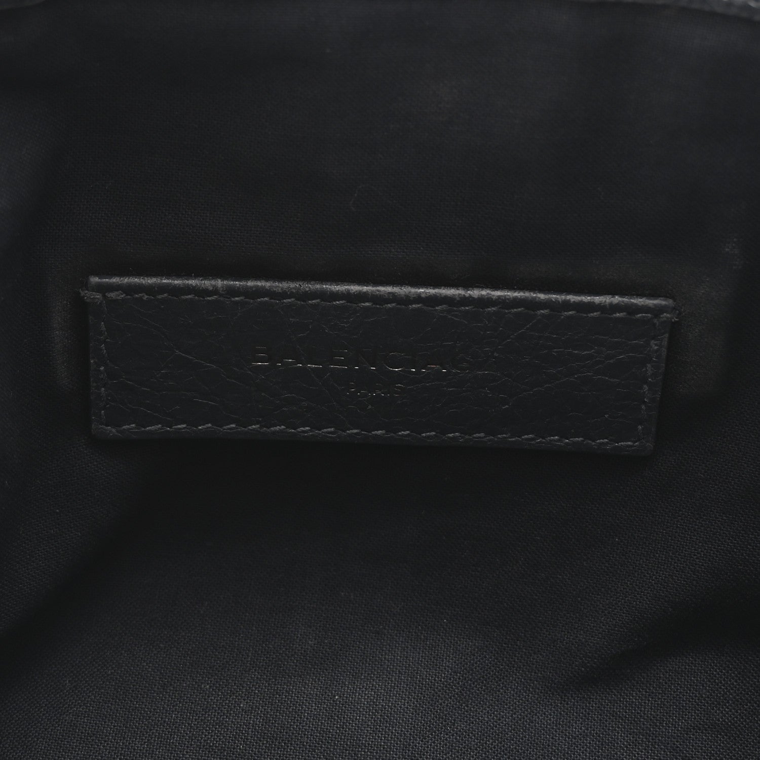 Balenciaga Agneau Arena Classic Hardware Clutch Anthracite 6 of 7