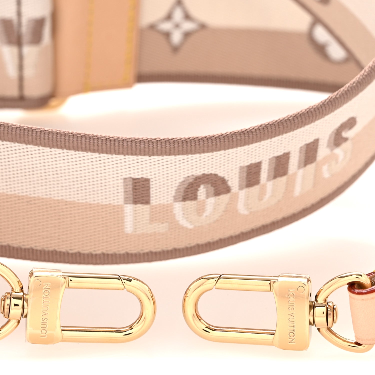 Louis Vuitton Jacquard Speedy Bandouliere 20 Shoulder Strap Beige 3 of 5