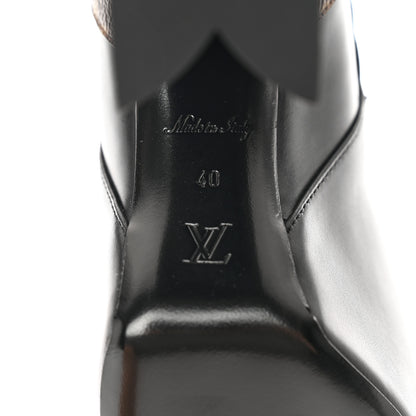 Louis Vuitton Calfskin Patent Monogram Matchmake Low Boots 40 8 of 13