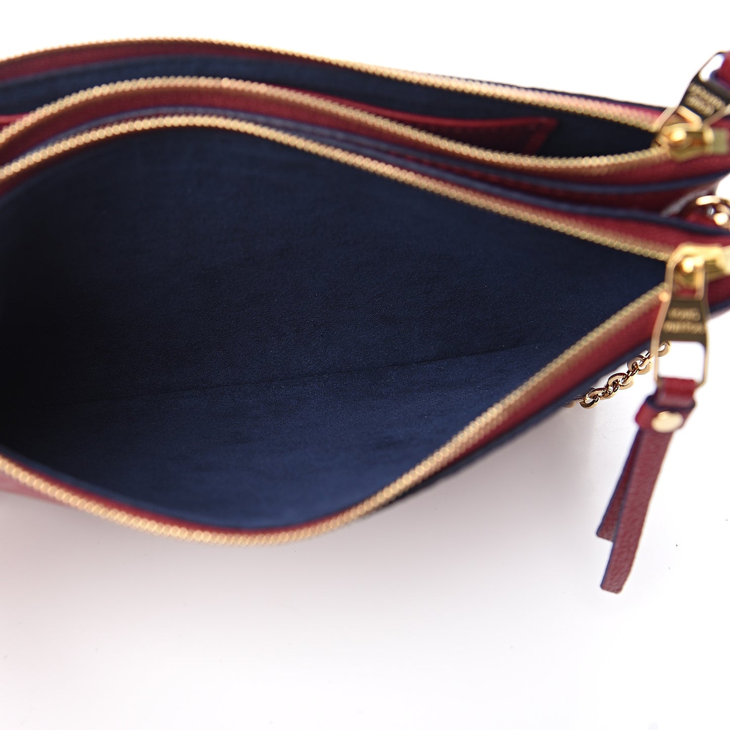 Empreinte Double Zip Pochette Cherry Berry
