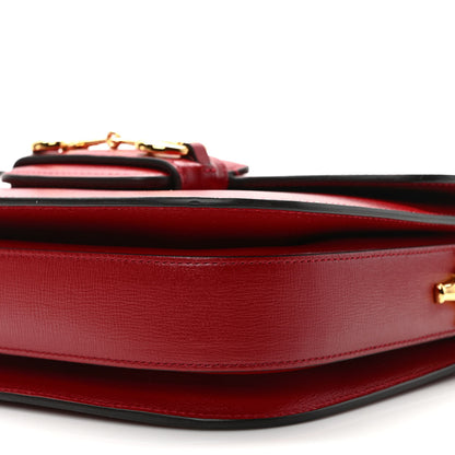 Gucci Azalea Calfskin Horsebit 1955 Shoulder Bag New Cherry Red 9 of 10