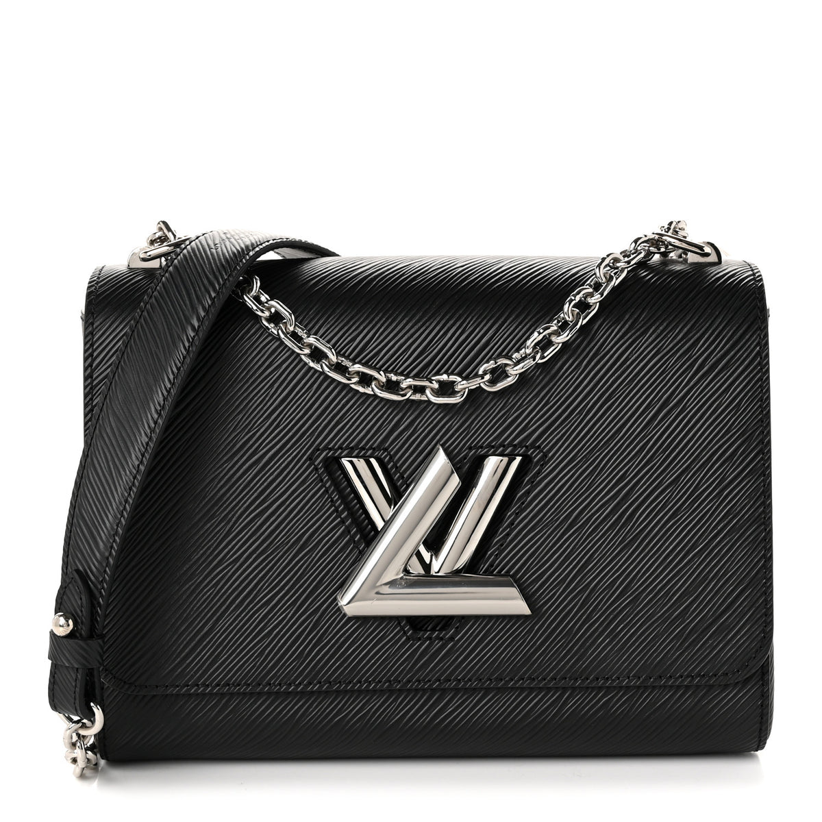 Louis Vuitton Epi Twist Shoulder Bag MM Black 1 of 10
