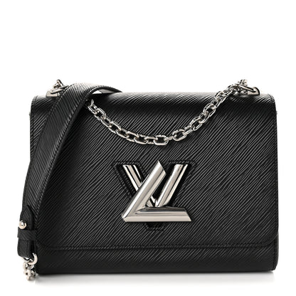 Louis Vuitton Epi Twist Shoulder Bag MM Black 1 of 10