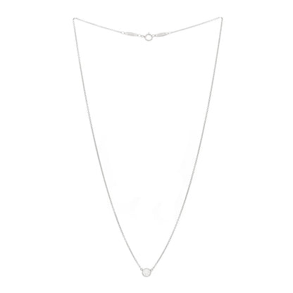 Tiffany Platinum Diamond .27ct Elsa Peretti Diamonds by the Yard Pendant Necklace 3 of 5