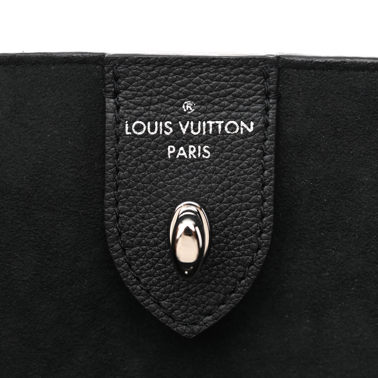 Louis Vuitton Calfskin Lockme Cabas Black Black 6 of 11