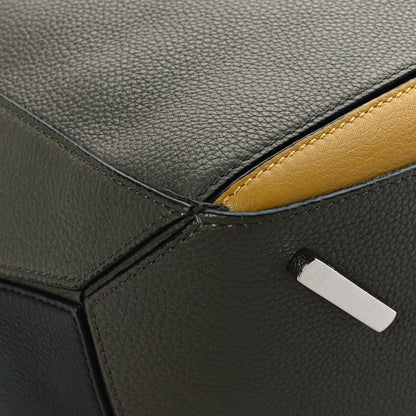 Loewe Calfskin Large Puzzle Bag Avocado Mustard Yellow 6 of 9