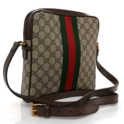 Gucci GG Supreme Monogram Web Small Ophidia Messenger Bag Brown 3 of 10