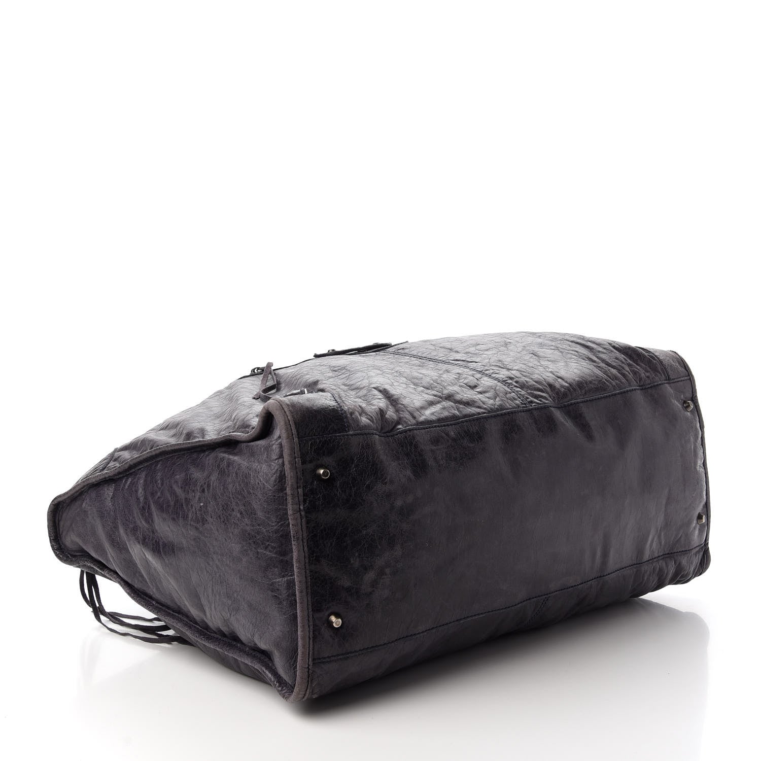 Balenciaga Agneau Classic Hardware Weekender Ink 4 of 11