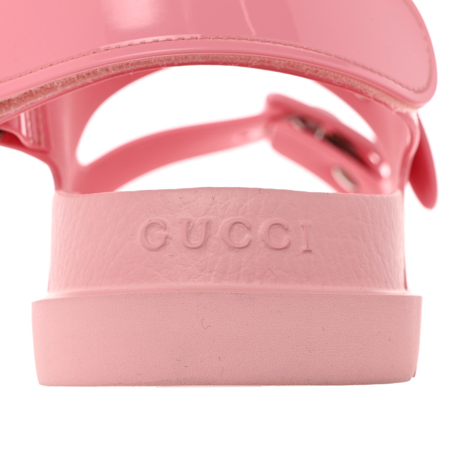 Gucci Rubber Mini Double G Womens Isla Dad Sandals 38 Wild Rose 7 of 10