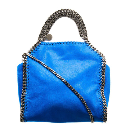 Stella McCartney Shaggy Deer Mini Falabella Tote Blue 1 of 8