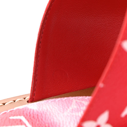 Louis Vuitton Monogram Escale Palma Sandals 37.5 Rouge 9 of 10