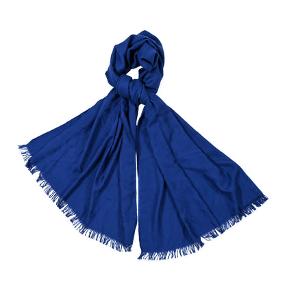 Hermes Cashmere Silk New Libris Confettis D'Ex Libris Stole Bleu De Chine 1 of 8