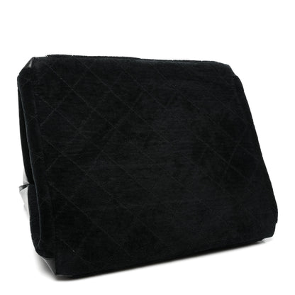 Chanel Terry Cotton CC Beach Tote Towel Set Black 5 of 11
