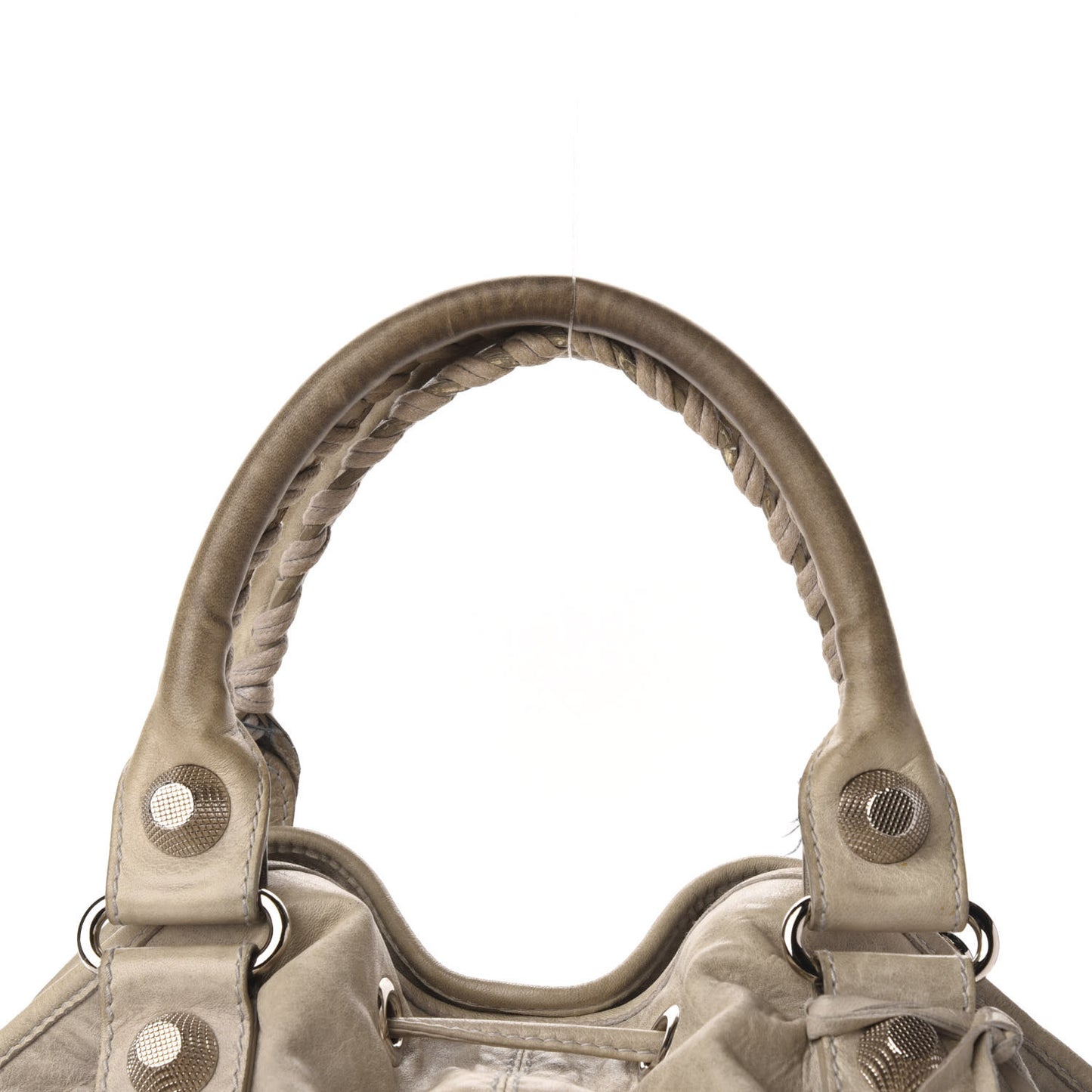 Agneau Giant 21 Silver Hardware Hardware Pompon Natural