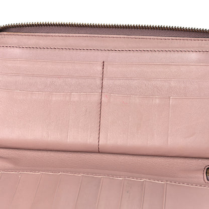 Gucci Patent Soho Zip Around Wallet Dark Cipria 17 of 23