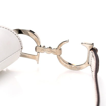 Christian Dior Calfskin Saddle Bag White 24 of 27