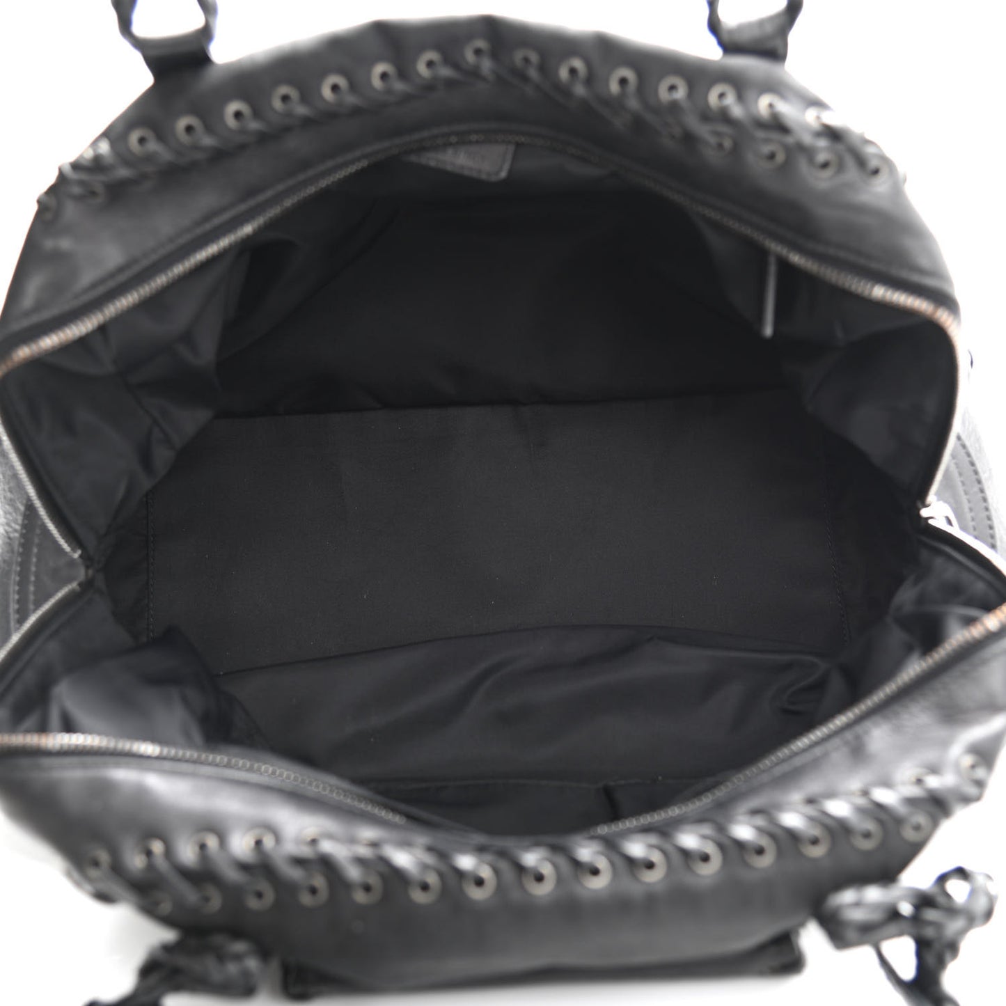 Monogram Ethnic Shoulder Bag Black