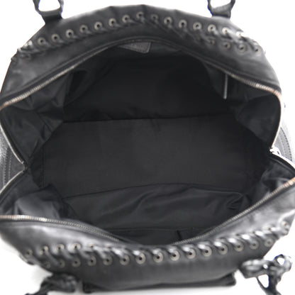 Christian Dior Monogram Ethnic Shoulder Bag Black 5 of 13