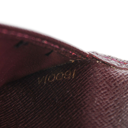 Louis Vuitton Taiga European Checkbook and Card Holder Acajou 7 of 7