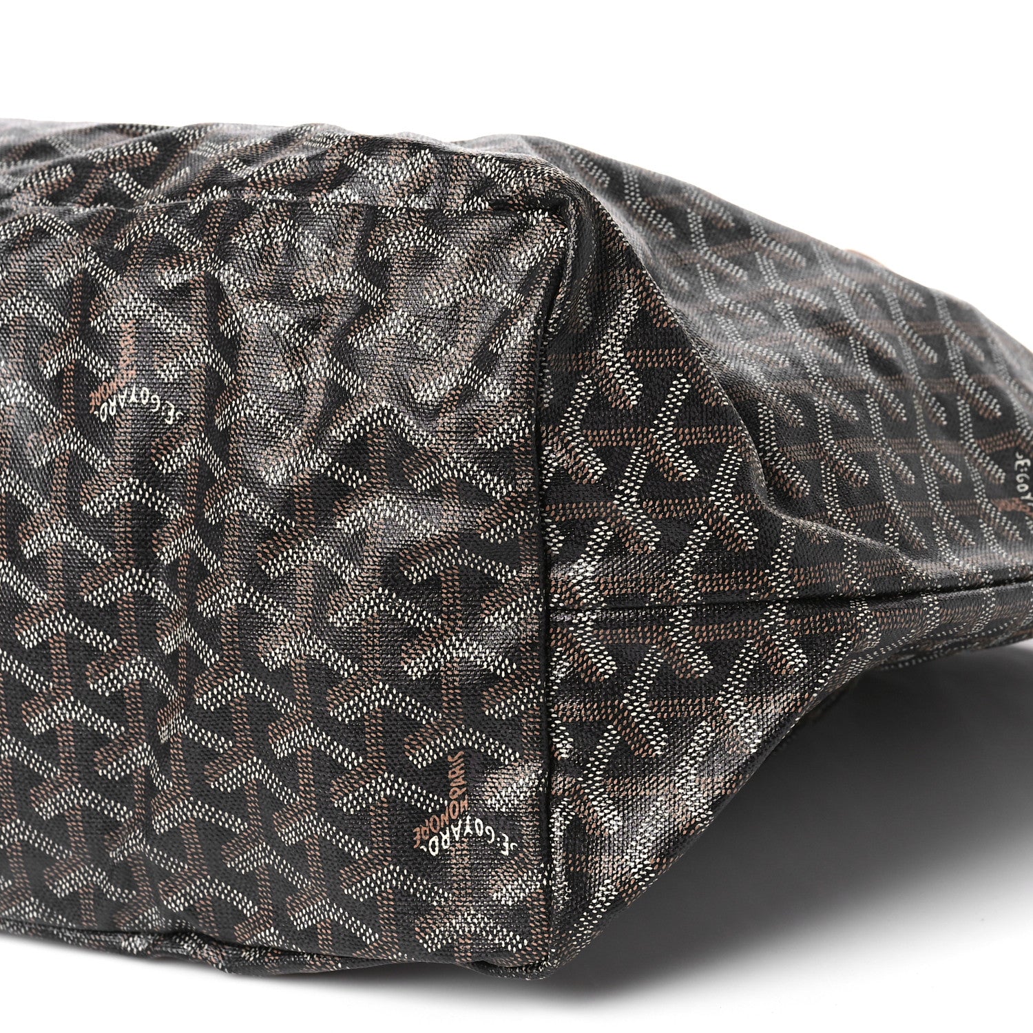 Goyard Goyardine Saint Louis GM Black Gold 8 of 8