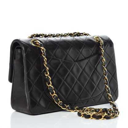 Chanel Lambskin Quilted Small Double Flap Black 4 of 17