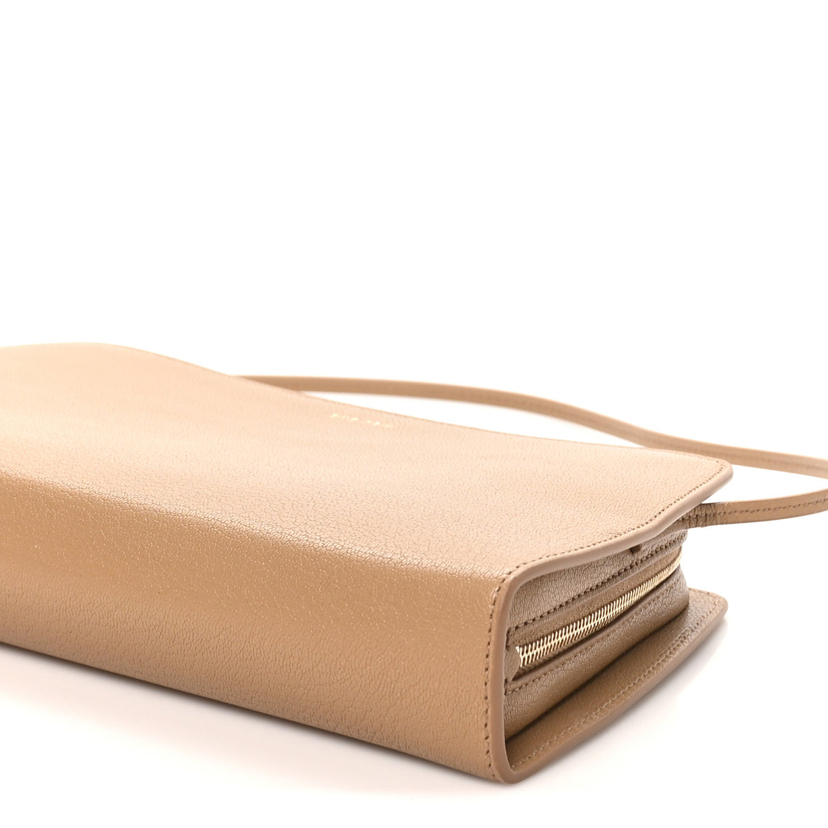 The Row Saddle Calfskin Dalia Baguette Shoulder Bag Warm Chestnut 9 of 9