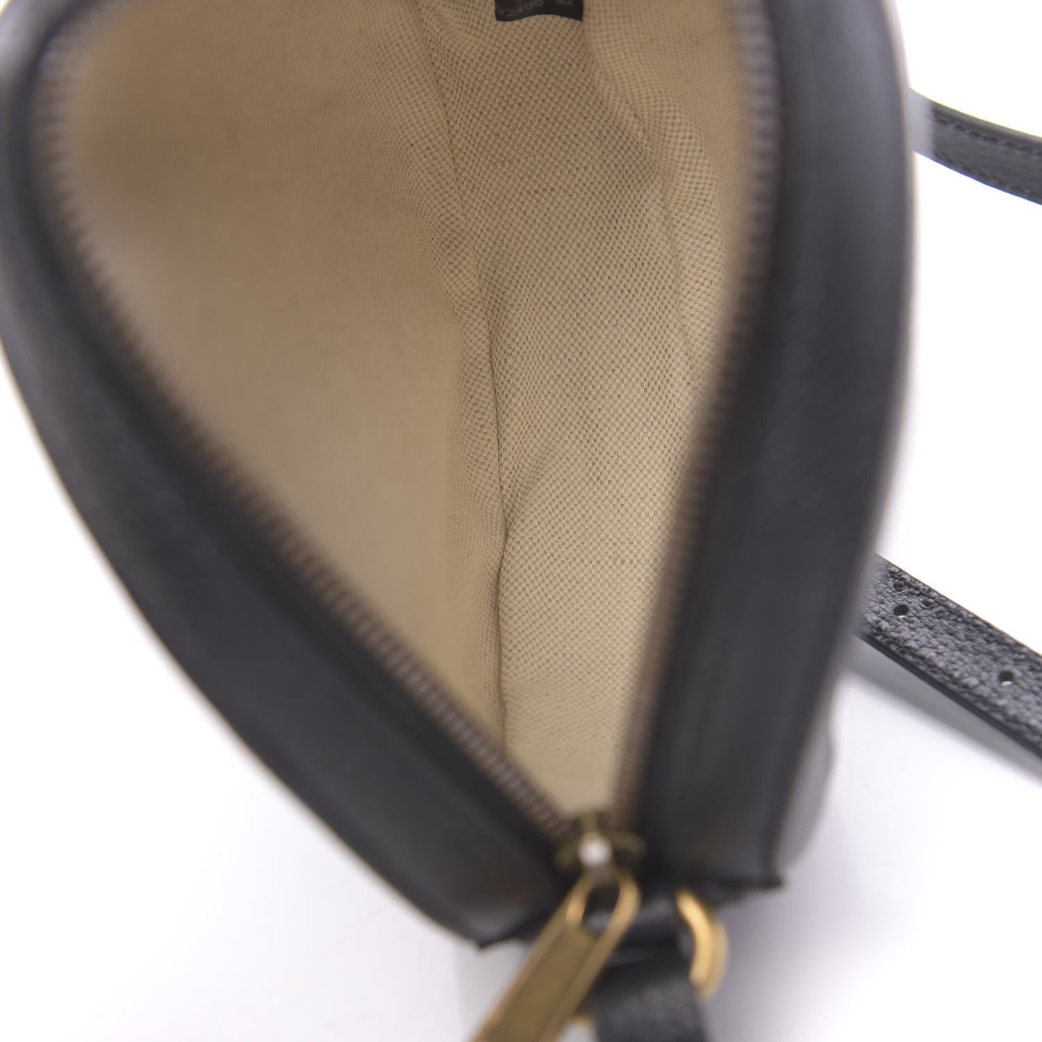 Gucci Velvet Calfskin GG Monogram Round Shoulder Bag Blue Beige 6 of 11