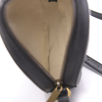 Gucci Velvet Calfskin GG Monogram Round Shoulder Bag Blue Beige 6 of 11