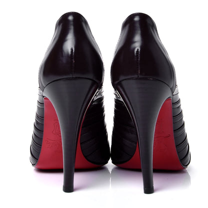 Christian Louboutin Calfskin Inverness Apollo 100 Booties 36 Brown 6 of 10